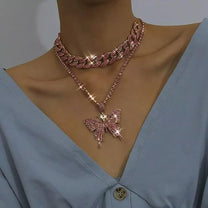 Double-Layered Elegant Women&#39;s Necklace