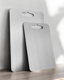 Double-Sided Stainless Steel Cutting Board with Titanium Coating