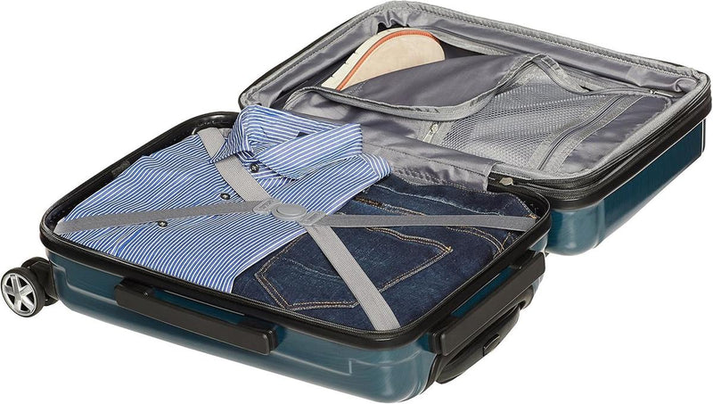 Durable 56 cm Hard-Shell Suitcase With 360° Spinner Wheels