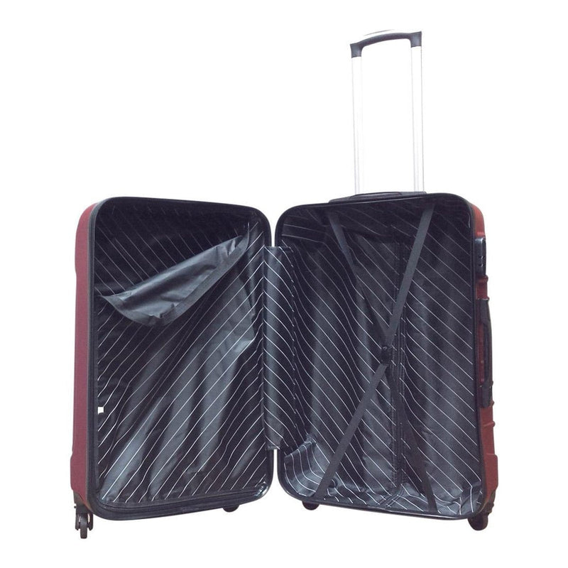 Durable ABS Hard-Shell Suitcase With 4-Wheel System And Combination Lock