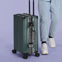 Durable Aluminium Frame Hard Shell Suitcase With Silent Wheels