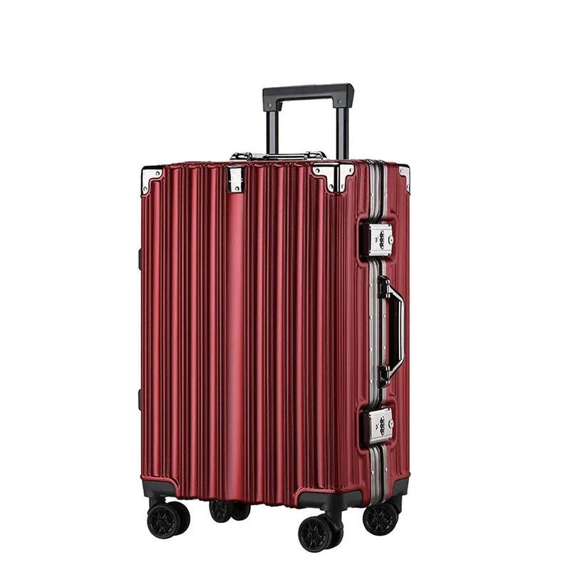 Durable Aluminium Frame Hard Shell Suitcase With Silent Wheels
