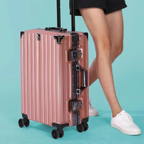 Durable Aluminium Frame Hard Shell Suitcase With Silent Wheels
