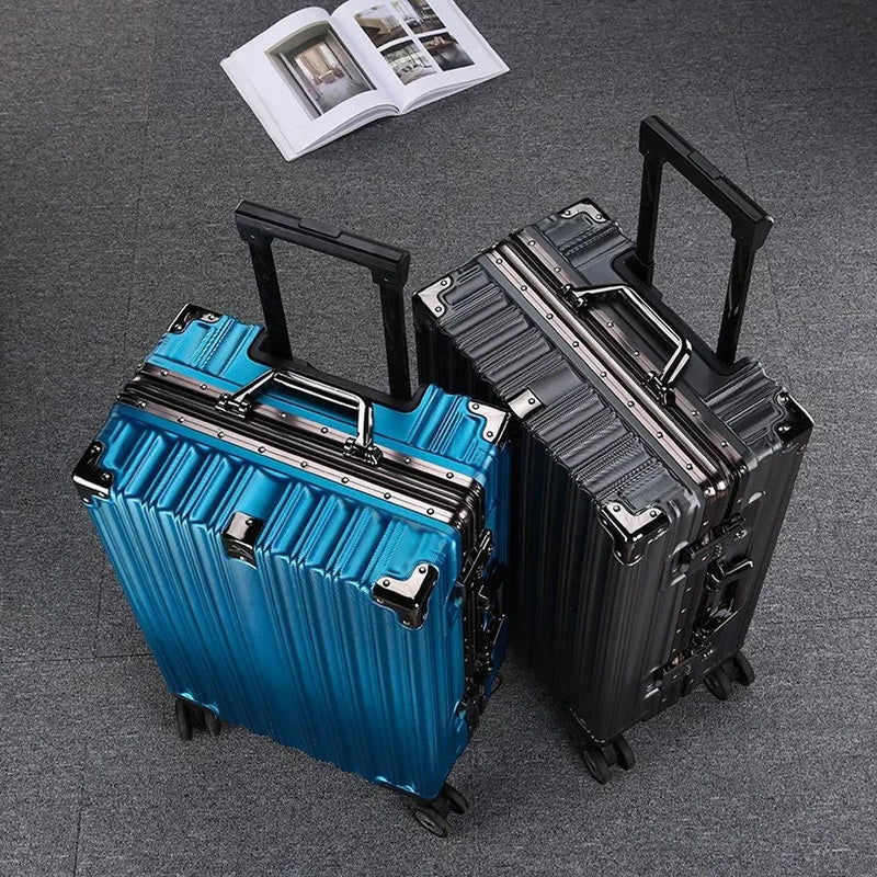 Durable Aluminium Frame Hard Shell Suitcase With Silent Wheels