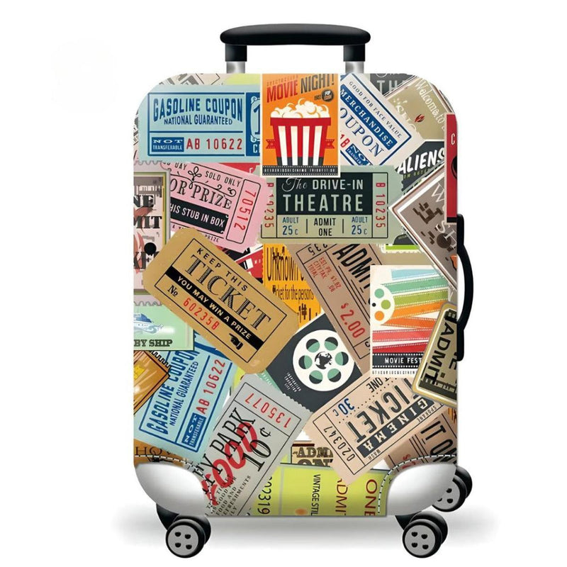 Durable Geometric Luggage Covers For Travel Protection