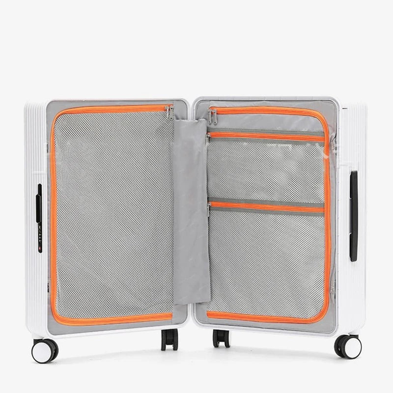 Durable Polypropylene Suitcase With 360° Spinner Wheels And TSA Lock