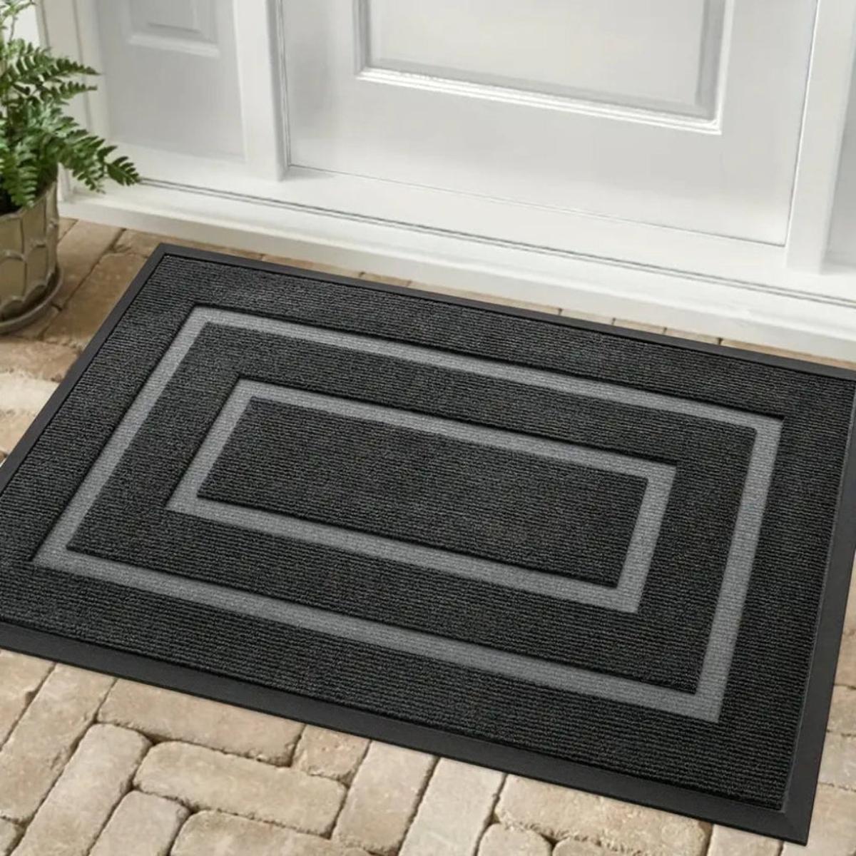Durable Waterproof Rubber Doormat With Anti-Slip Backing