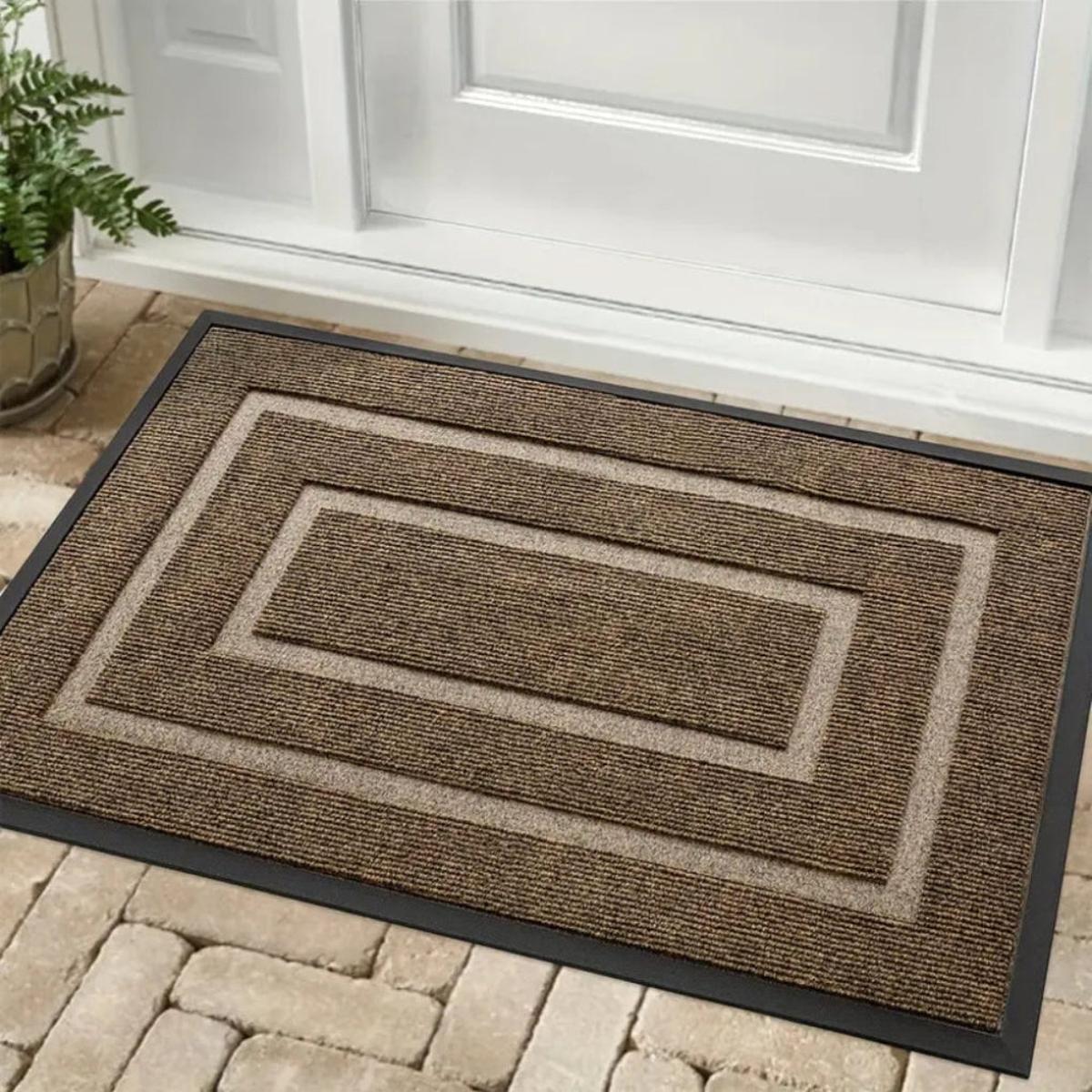 Durable Waterproof Rubber Doormat With Anti-Slip Backing