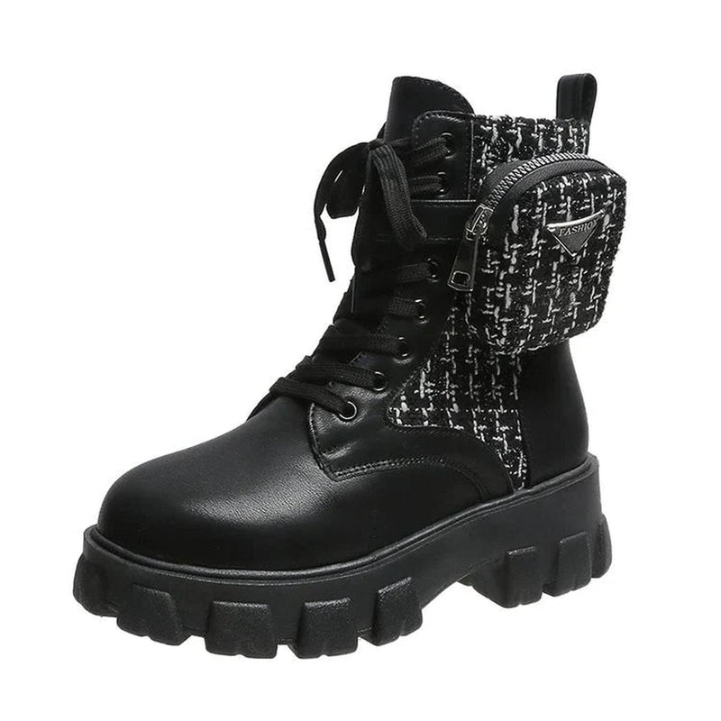 Durable Women&#39;s Biker Boots for Comfort and Style