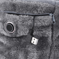 Electric USB Heating Slippers With Plush Lining For Ultimate Comfort