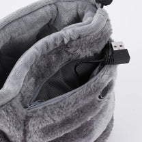 Electric USB Heating Slippers With Plush Lining For Ultimate Comfort