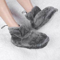 Electric USB Heating Slippers With Plush Lining For Ultimate Comfort