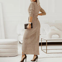 Elegant Evening Dress With Embellishments