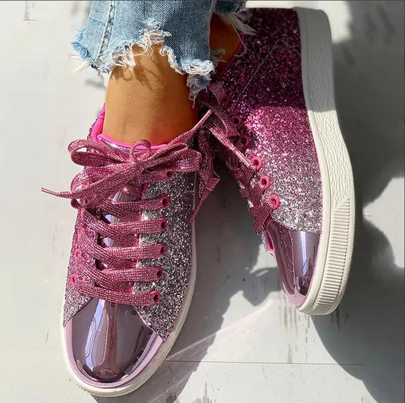 Elegant Glitter Women&#39;s Casual Shoes