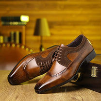 Elegant Leather Men&#39;s Dress Shoes For Business And Formal Occasions