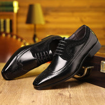 Elegant Leather Men&#39;s Dress Shoes For Business And Formal Occasions
