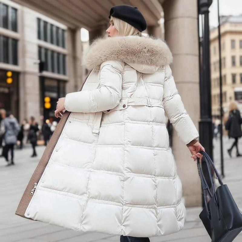 Elegant Long Casual Winter Parka Coat
