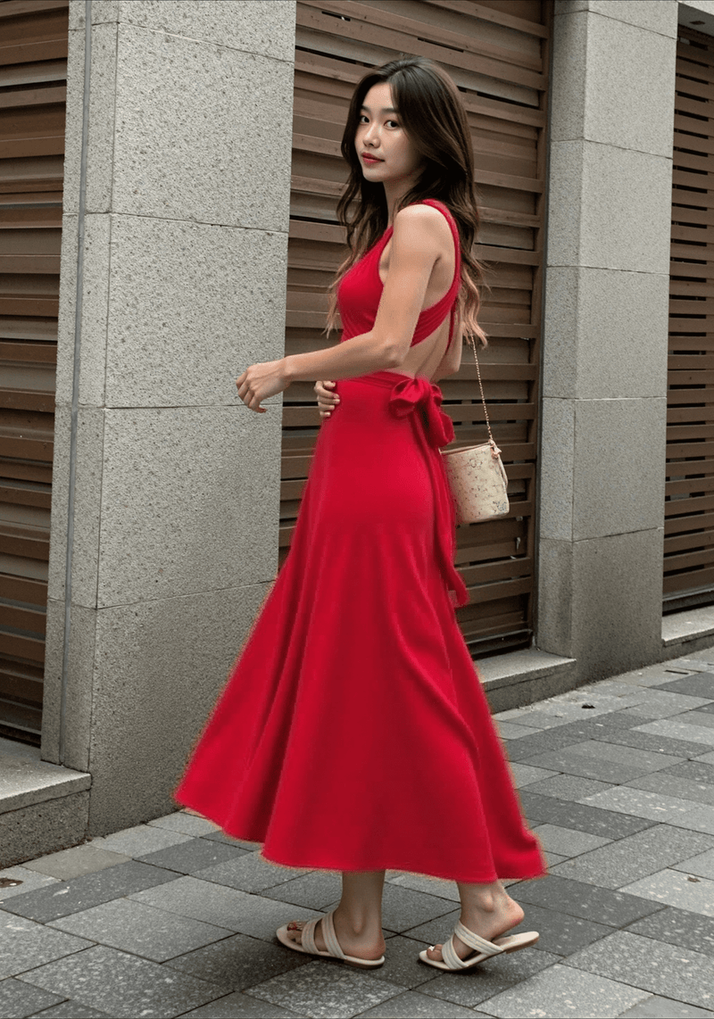 Elegant Long Club Dress For Women