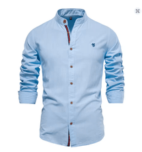 Elegant Men&#39;s Linen Shirt for All Seasons