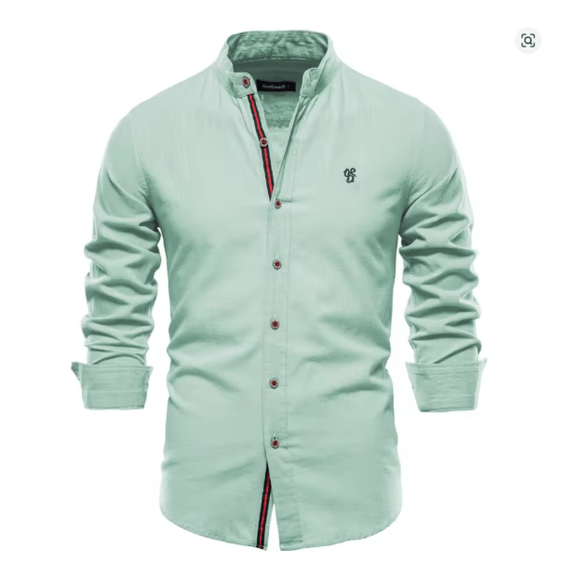 Elegant Men&#39;s Linen Shirt for All Seasons