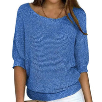 Elegant Ruffle Detail Sweater for Women