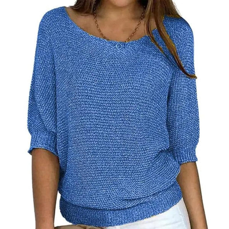 Elegant Ruffle Detail Sweater for Women