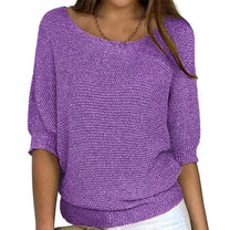 Elegant Ruffle Detail Sweater for Women