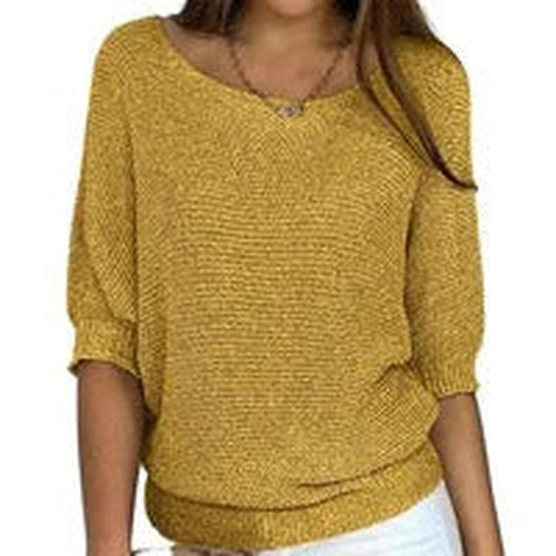 Elegant Ruffle Detail Sweater for Women