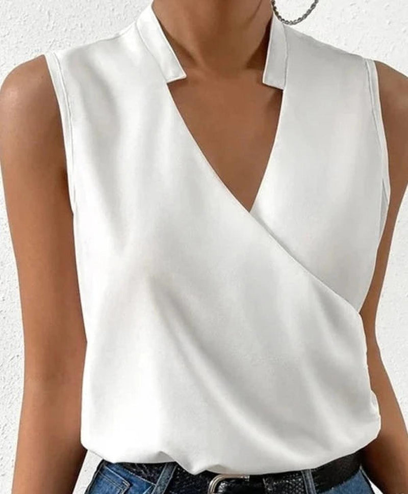 Elegant Sleeveless Summer Top For Women