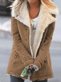 Elegant Thermal Winter Jacket With Waterproof And Windproof Features