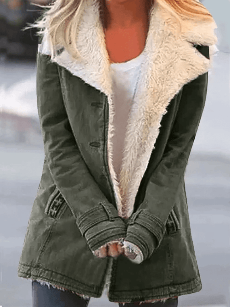 Elegant Thermal Winter Jacket With Waterproof And Windproof Features
