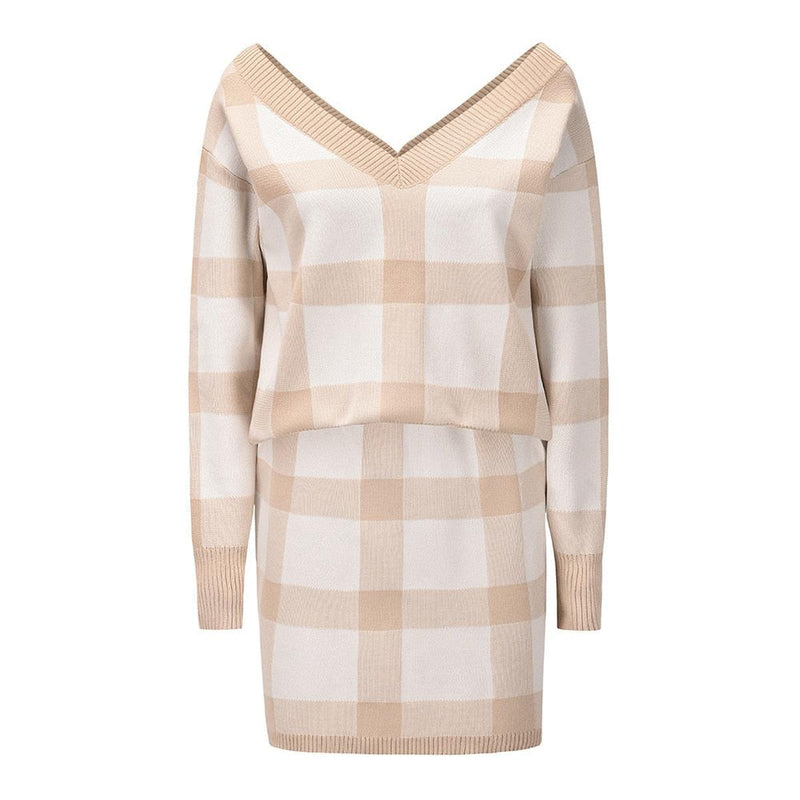 Elegant Two-Piece Stretch Ensemble