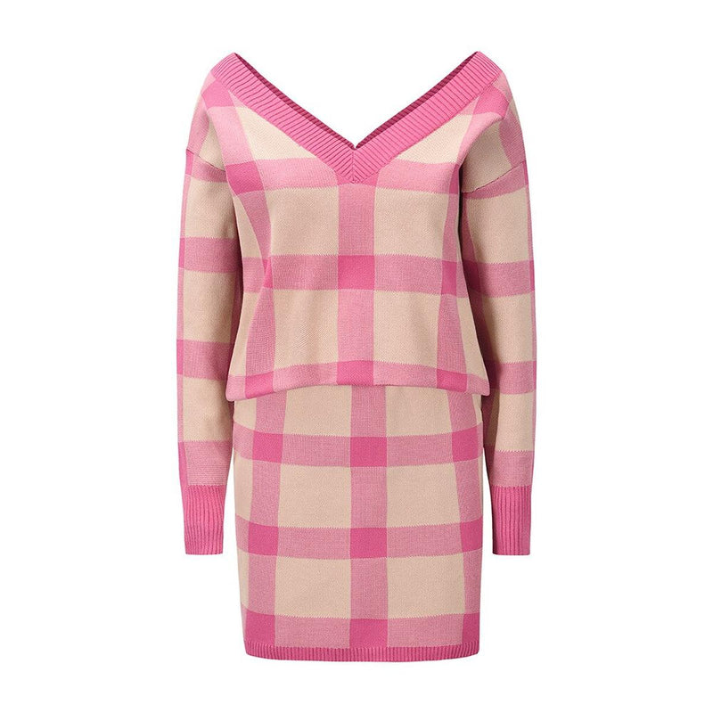 Elegant Two-Piece Stretch Ensemble