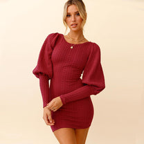 Elegant Women&#39;s Dress With Unique Design Elements