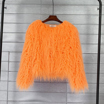 Elegant Women&#39;s Faux Fur Coat for Winter