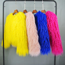 Elegant Women&#39;s Faux Fur Coat for Winter