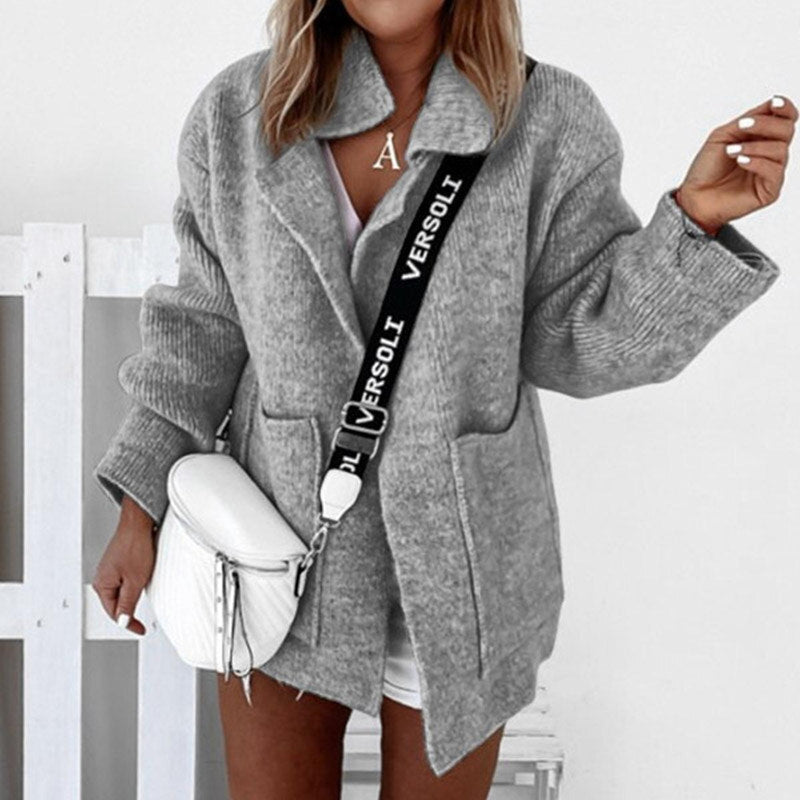 Elegant Women&#39;s Knit Cardigan