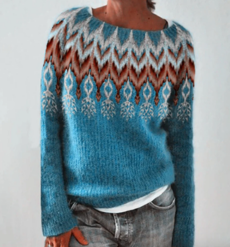 Elegant Women&#39;s Knit Pullover For Autumn Wear