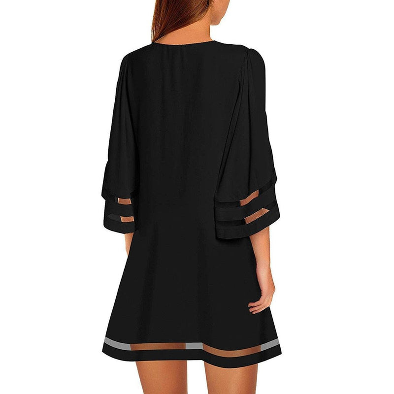 Elegant Women&#39;s Spring Dress With Flattering Fit