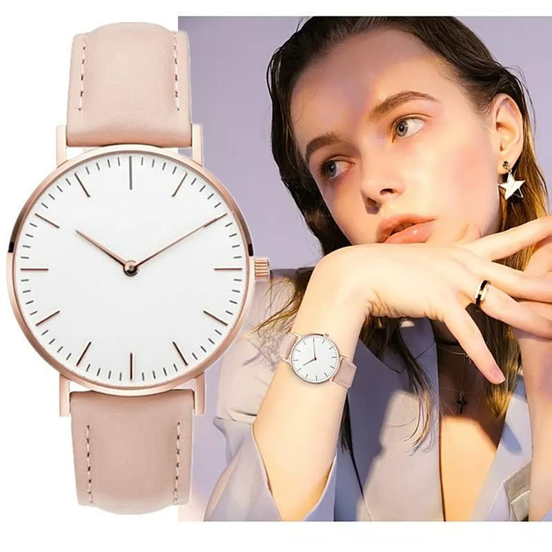 Elegant Women&#39;s Stainless Steel Quartz Watch