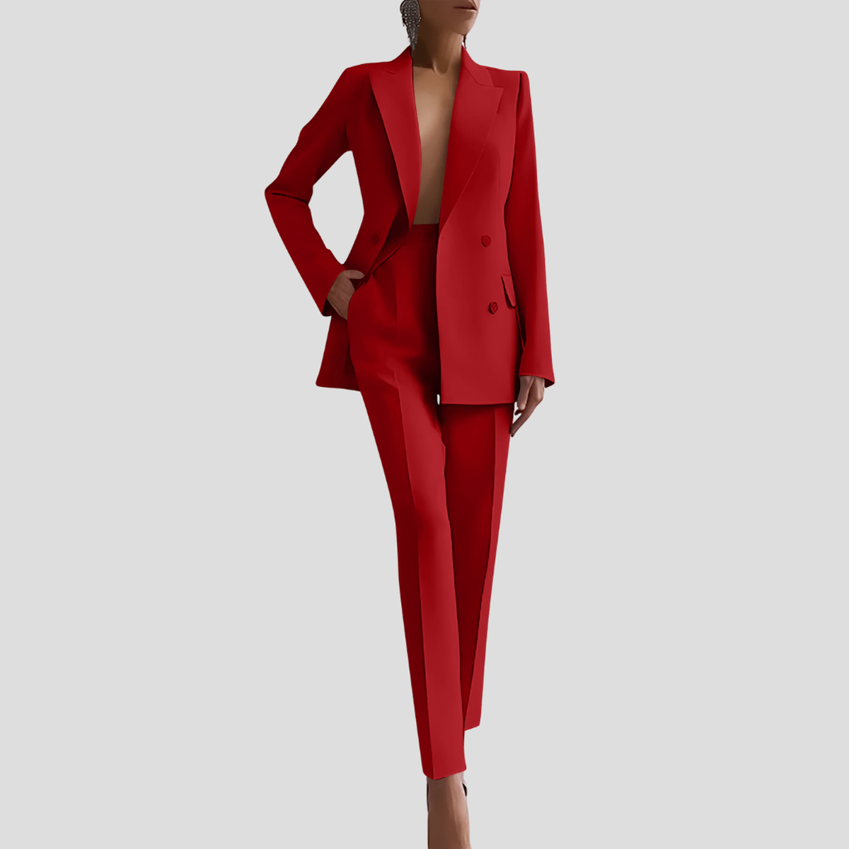 Elegant Women&#39;s Tailored Business Suit Set