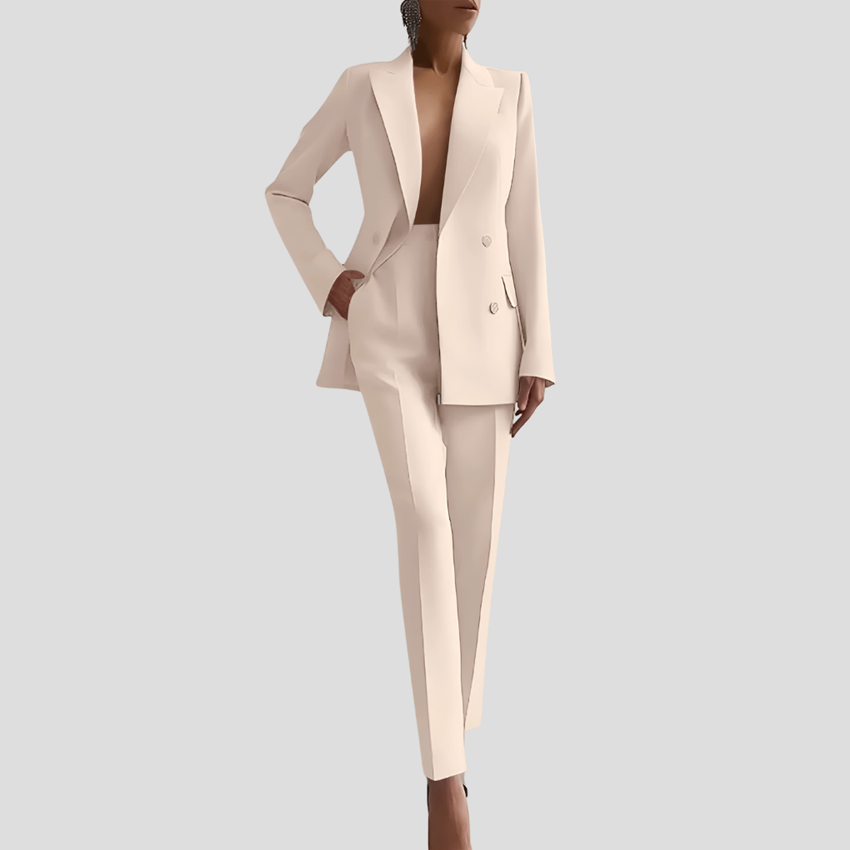 Elegant Women&#39;s Tailored Business Suit Set