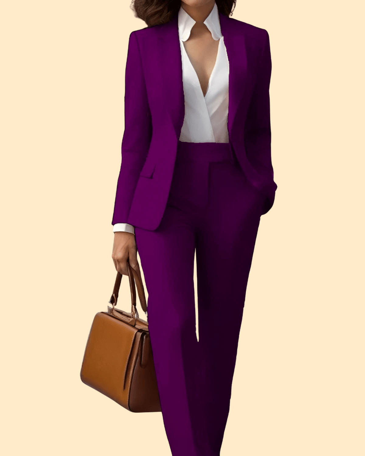 Elegant Women&#39;s Tailored Business Suit Set