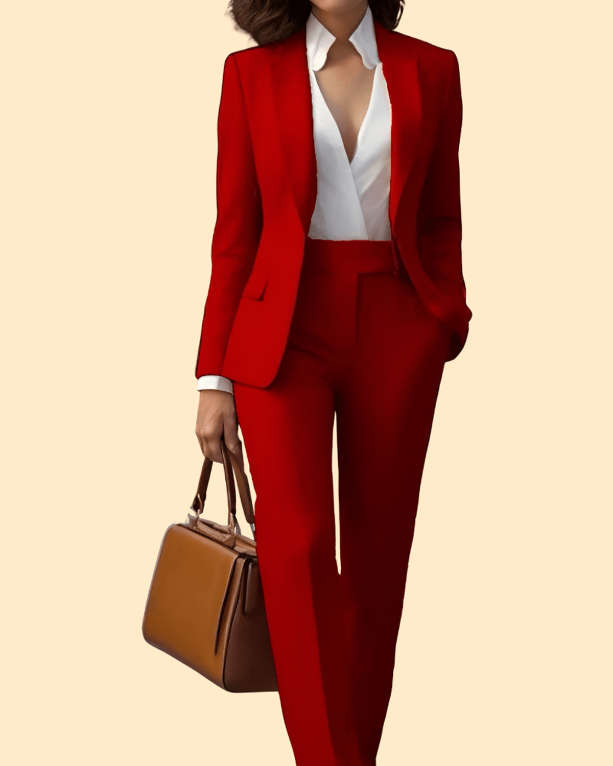 Elegant Women&#39;s Tailored Business Suit Set