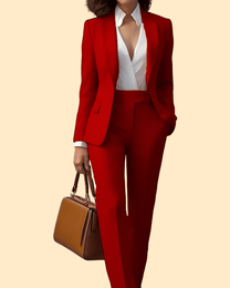 Elegant Women&#39;s Tailored Business Suit Set