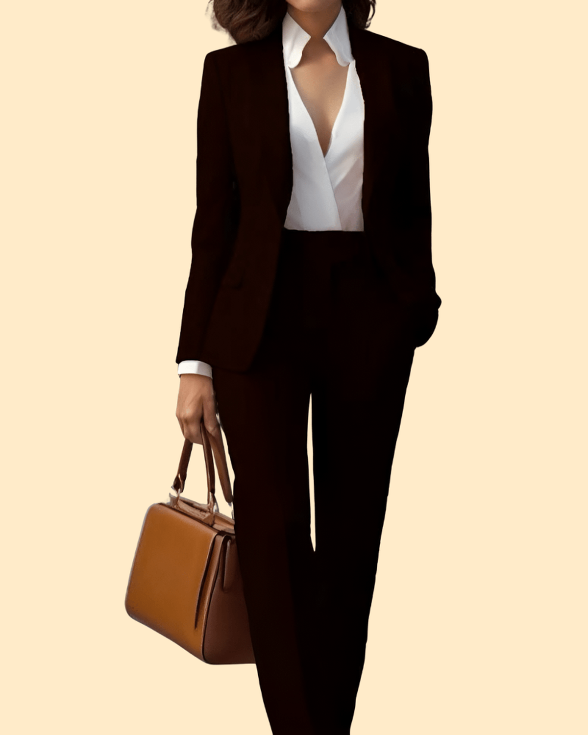 Elegant Women&#39;s Tailored Business Suit Set