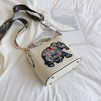 Embroidered Mandala Crossbody Bag - Lightweight Boho Design