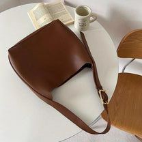 Emerald Green PU Leather Crossbody Bag For Women
