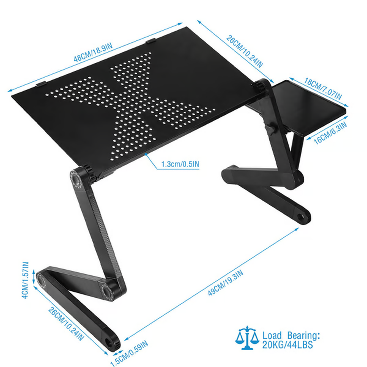 Ergonomic 360° Rotating Laptop Stand With Adjustable Height