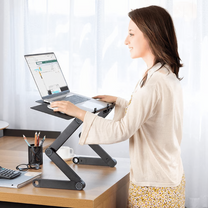 Ergonomic 360° Rotating Laptop Stand With Adjustable Height